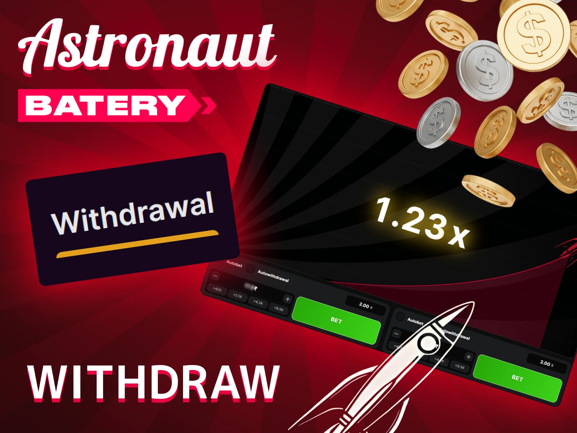 How to Withdraw Funds from Batery After Playing Astronaut